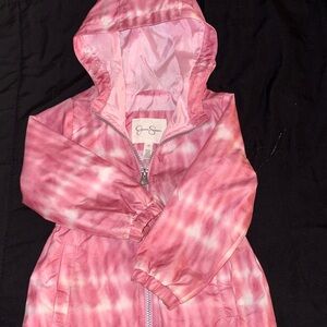 Jessica Simpson Pink Tie-Dye Jacket